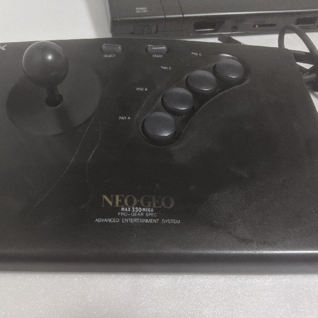 SNK NEOGEO  ソフト1　コントローラー2 本体