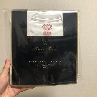 ブルックスブラザース(Brooks Brothers)のBROOKS BROTHERS ブルックス　ブラザーズ　パックT 2枚　xs(Tシャツ/カットソー(半袖/袖なし))