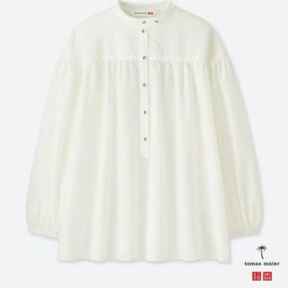 ユニクロ(UNIQLO)のユニクロ　トーマスマイヤー　コラボ　ソフトギャザーブラウス(シャツ/ブラウス(長袖/七分))