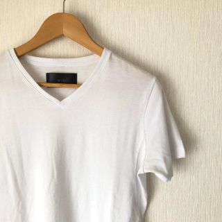 ダブルジェーケー(wjk)の【ヒルズブランド】wjk Vネック白Tシャツ(Tシャツ/カットソー(半袖/袖なし))