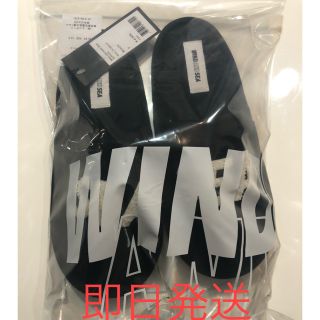 シュプリーム(Supreme)のWDS ARCHIVE BOX SLIPPER / BLACK (スリッパ/ルームシューズ)