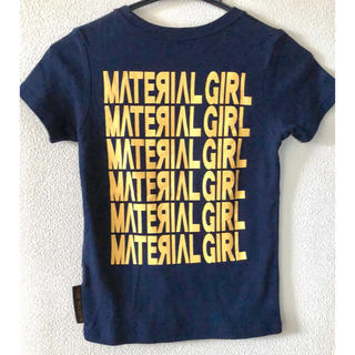 MaterialGirl - マテリアルガール　Tシャツ 紺　トップス 