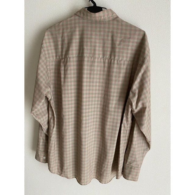 auralee  SUPER LIGHT WOOL CHECK SHIRT