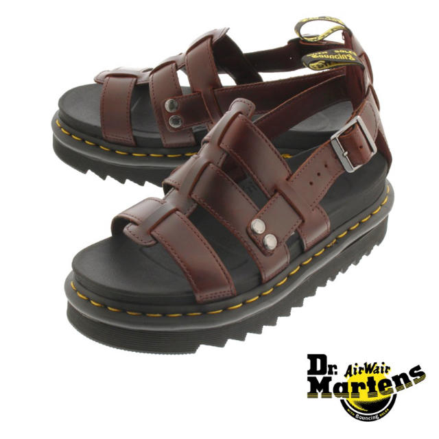 Dr.Martens テリー ストラップ サンダル BROWN