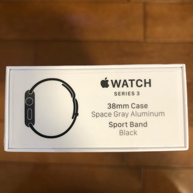 【新品未開封】Apple Watch 3 38mm GPSモデルメンズ
