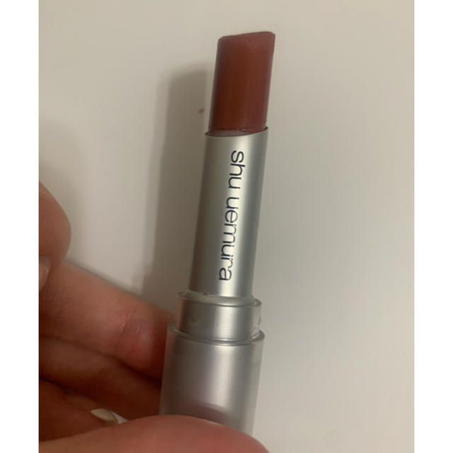 shu uemura(シュウウエムラ)のシュウウエムラ　ブラウンリップ コスメ/美容のベースメイク/化粧品(リップグロス)の商品写真