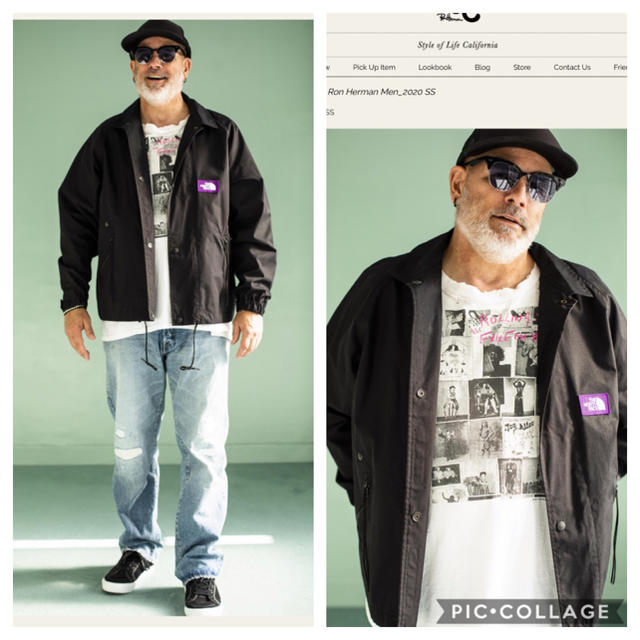 サイズM THE  NORTH FACE PURPLE LABEL × RHC