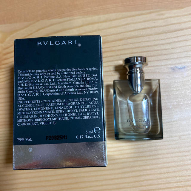 BVLGARI(ブルガリ)のsafari様　専用　ブルガリ　香水　5ml プールオム コスメ/美容の香水(香水(男性用))の商品写真