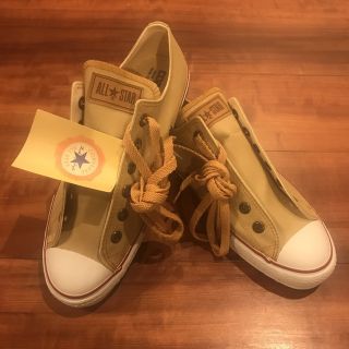 コンバース(CONVERSE)のfreestarsさん専用　コンバース オールスター ベージュ ビンテージ  7(スニーカー)