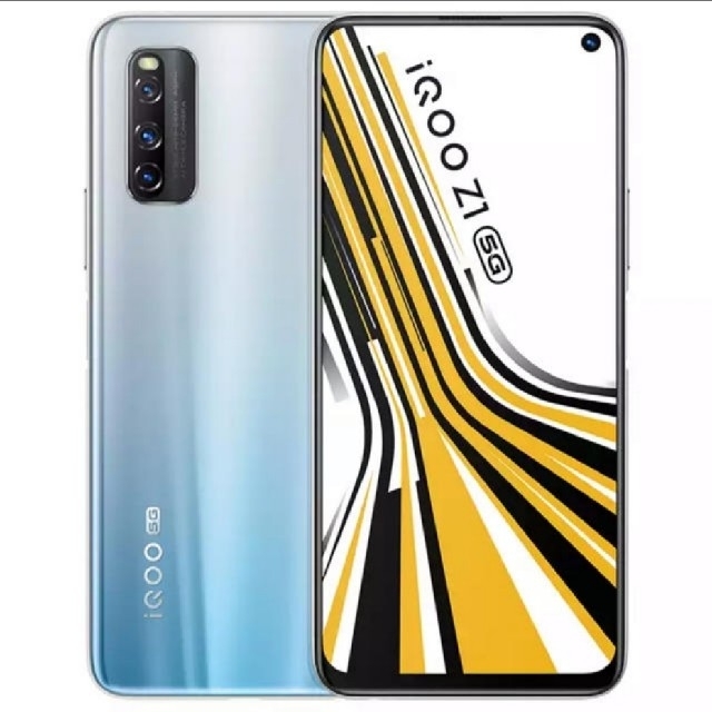 【明日朝まで】iqoo z1 5G 6/128GB　シルバー【即日発送可能】