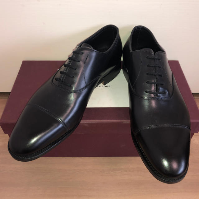 【新品】JOHN LOBB City2 シティ2 UK7 Black Calfラスト7000