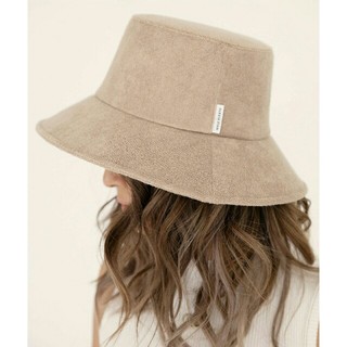 アリシアスタン(ALEXIA STAM)の【新品】ALEXIASTAM TerryClothBucketHat ベージュ(ハット)