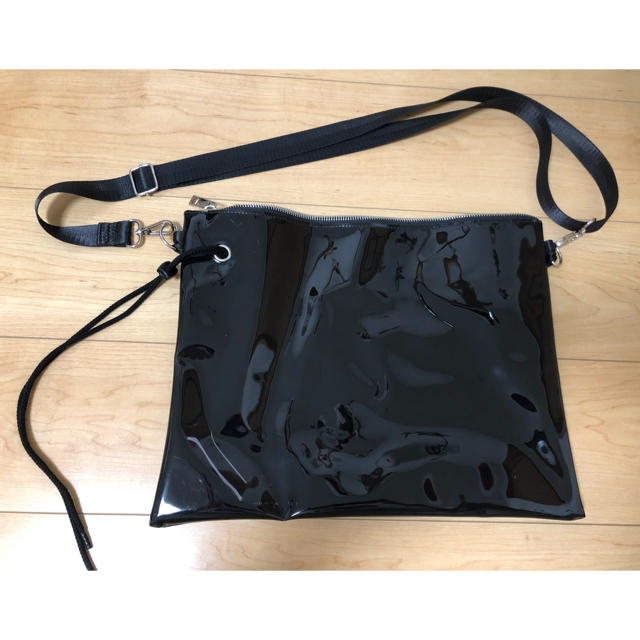 Yohji Yamamoto(ヨウジヤマモト)の【値下げ】Ground Y PVC ショルダーバック　ポーチ付き レディースのバッグ(ショルダーバッグ)の商品写真