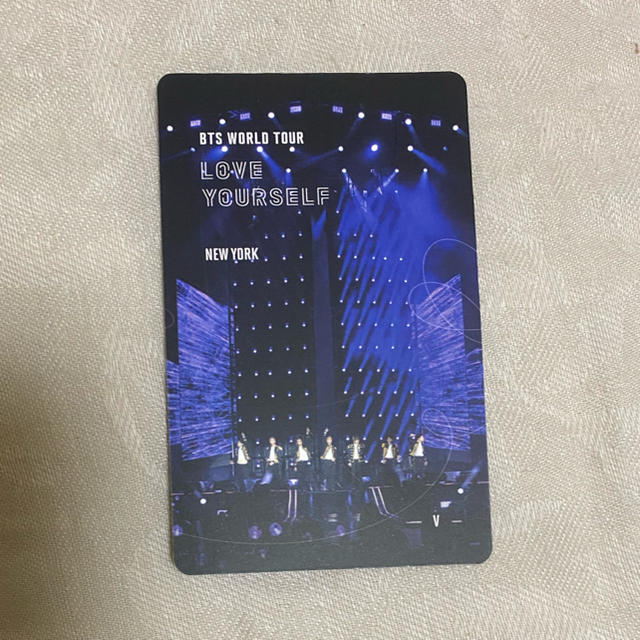 オリジナル 公式 BTS LYS NEWYORK Blu-ray トレカ テヒョン アイドル
