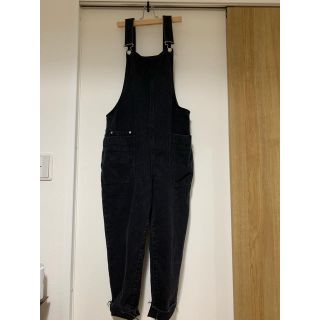 ザラ(ZARA)のZARA  ブラックデニムサロペット(サロペット/オーバーオール)