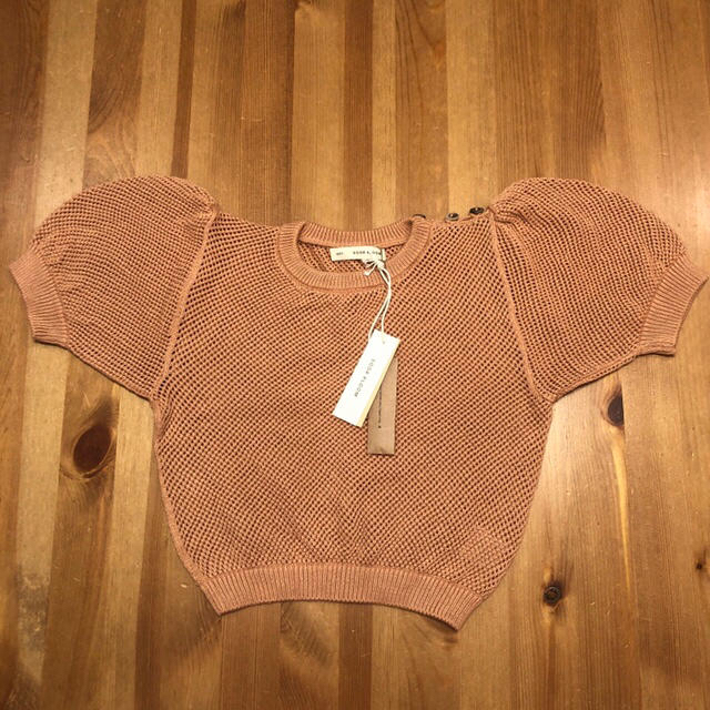 SS20 Soor Ploom Mimi Knit Top, Moth 4-5Y 2