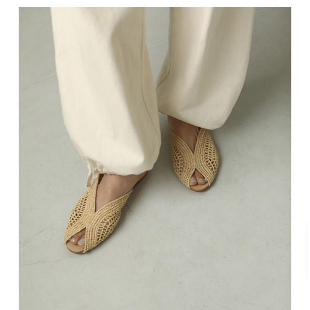 TODAYFUL(トゥデイフル)のTODAYFUL Raffia Slide Sandals ラフィアサンダル レディースの靴/シューズ(サンダル)の商品写真