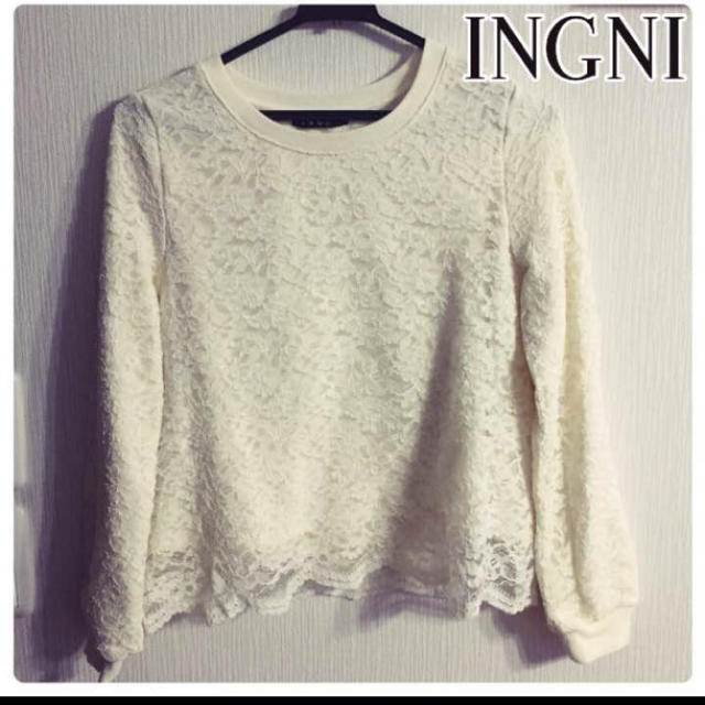 INGNI(イング)のINGNI 総レース　トップス レディースのトップス(カットソー(長袖/七分))の商品写真