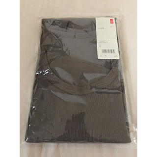 ユニクロ(UNIQLO)のユニクロタンクトップ茶色(タンクトップ)