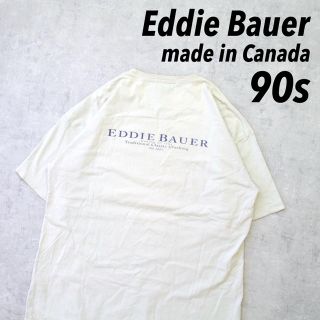 エディーバウアー(Eddie Bauer)のカナダ製 90s Eddie Bauer エディーバウアー オーバーサイズ レア(Tシャツ/カットソー(半袖/袖なし))