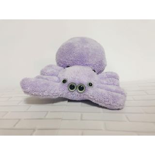 ハンドメイド ハエトリグモの赤ちゃん ぬいぐるみ ラベンダー(ぬいぐるみ)