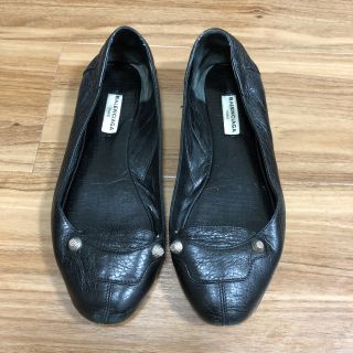 BALENCIAGA バレンシアガ フラットシューズ  黒 サイズ  37