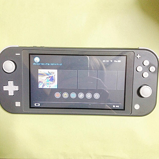 Nintendo Switch - switch Light 本体　ゲーム機　ソード　グレー