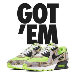 ナイキ(NIKE)の【168様専用】NIKE AIR MAX 90 DUCK CAMO GHOST(スニーカー)