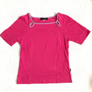 TWO:C DENIM スクエア カット Tシャツ ピンク 4(Tシャツ(半袖/袖なし))