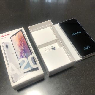 サムスン(SAMSUNG)のdocomo Galaxy A20 中古品(スマートフォン本体)