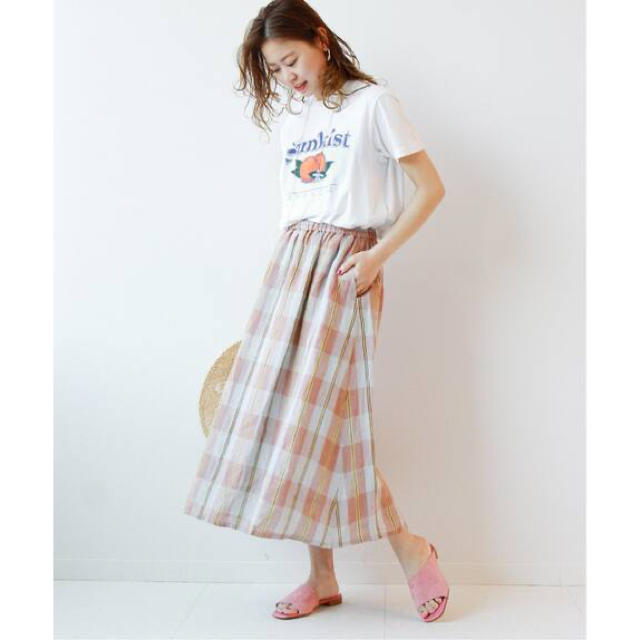 JOURNAL STANDARD(ジャーナルスタンダード)のSunkist オレンジTシャツ JOURNAL STANDARD relume レディースのトップス(Tシャツ(半袖/袖なし))の商品写真