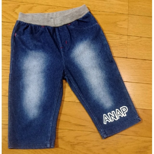 ANAP Kids(アナップキッズ)のANAP Kids☆ストレッチデニム ハーフパンツ キッズ/ベビー/マタニティのキッズ服男の子用(90cm~)(パンツ/スパッツ)の商品写真