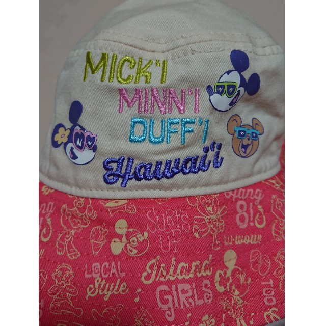 Disney(ディズニー)のハワイ アウラニ ミッキー、ミニー、ダッフィー柄 帽子 キッズ/ベビー/マタニティのこども用ファッション小物(帽子)の商品写真