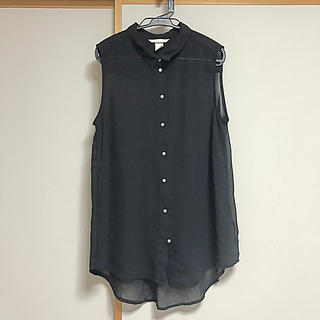 エイチアンドエム(H&M)のシースルーシャツ(シャツ/ブラウス(半袖/袖なし))