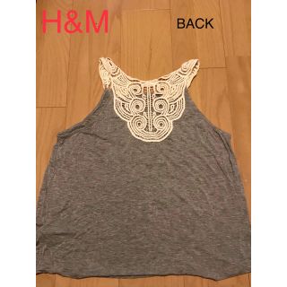 エイチアンドエム(H&M)のH&M タンクトップ　肩レース(タンクトップ)