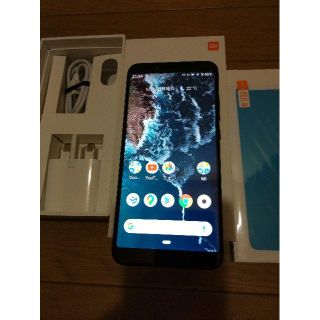 シャオミXiaomi　MiA2ブラック美品バッテリー92％android one(スマートフォン本体)