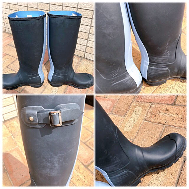 最終激安SALE☆Hunter☆レインブーツ☆お洒落レアなツートンカラー 最終値下げ♡HUNTERレインブーツ