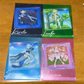 【非売品SAO ソードアート・オンライン クリアファイル4枚セット(クリアファイル)