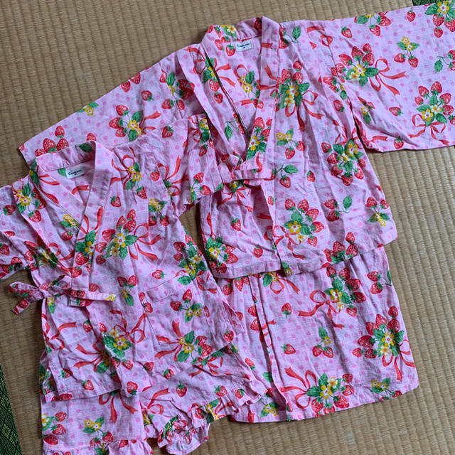 Combi mini(コンビミニ)のコンビミニ 姉妹お揃い キッズ/ベビー/マタニティのキッズ服女の子用(90cm~)(甚平/浴衣)の商品写真