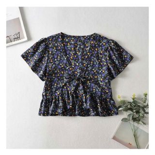 ザラ(ZARA)の1810＊S/S 花柄 ブラウス(シャツ/ブラウス(半袖/袖なし))