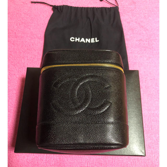 CHANEL(シャネル)のfrmjpn様専用✨ シャネル CHANEL キャビアスキン バニティ レディースのファッション小物(ポーチ)の商品写真