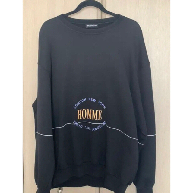 明後日まで出品！BALENCIAGA HOMME スウェットトレーナー Mスウェット