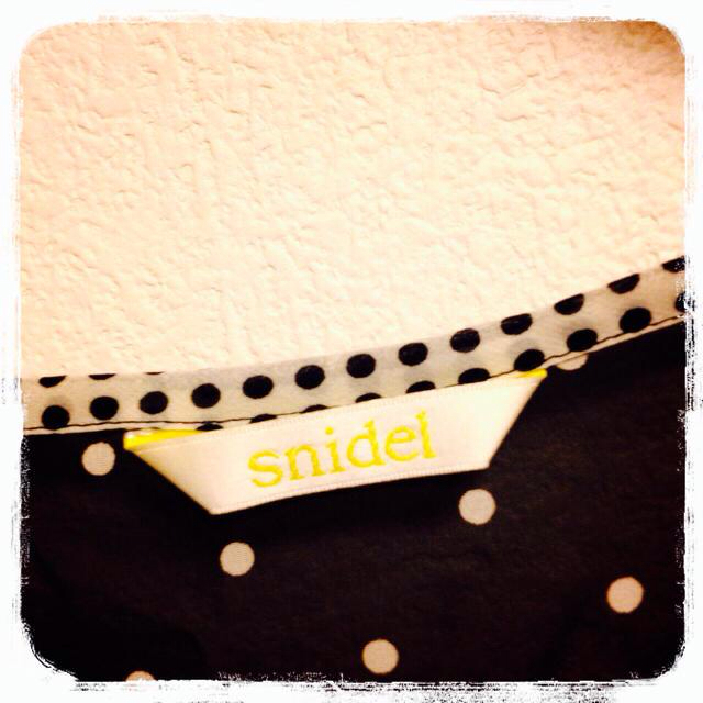 SNIDEL(スナイデル)のsnidel シフォンドットトップス レディースのトップス(カットソー(長袖/七分))の商品写真