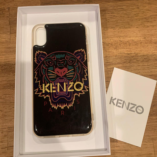 ケンゾー(KENZO)のKENZO ブラック 3D iPhoneケース X/Xs(iPhoneケース)
