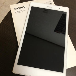 ソニー(SONY)のXperia z3 tablet compact WiFiモデル(タブレット)