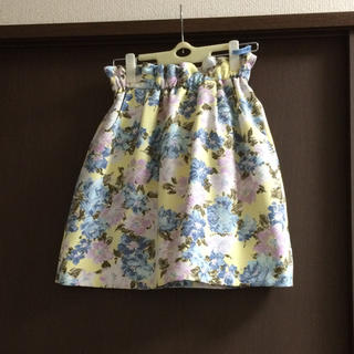 プロポーションボディドレッシング(PROPORTION BODY DRESSING)の花柄フレアミニスカート♡(ミニスカート)