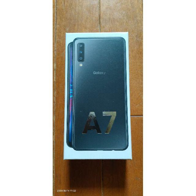 ブラックサイズ【新品未開封】Galaxy A7 ブラック SIMフリー 64GB