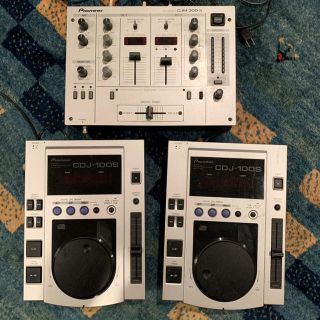 パイオニア(Pioneer)のPioneer CDJ-100S  DJミキサー DJM300-S 動作確認済(CDJ)