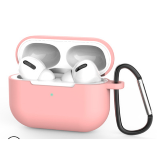 airpods proケース エアーポッズ シリコン 耐衝撃 ライトピンク(その他)