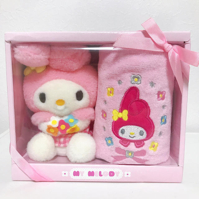 激レア!マイメロディ ギフトセット ぬいぐるみ&ハンドタオル